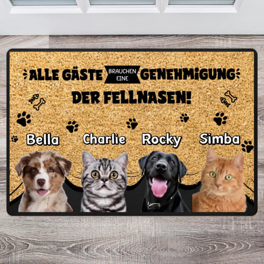 Haustier Foto - Individuelle Fußmatte