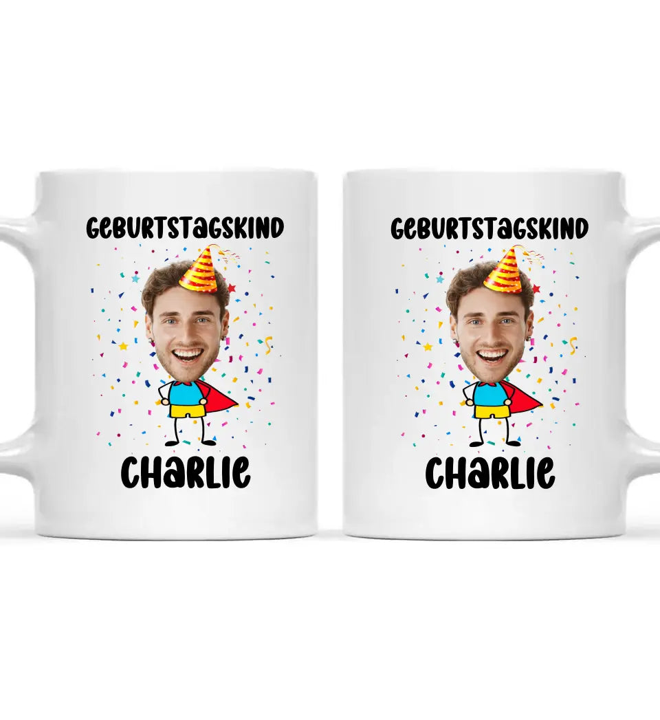 Dein Geburtstagsfoto - Individuelle Tasse
