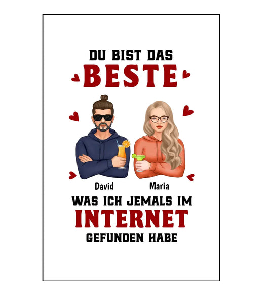 Du bist das Beste - Individuelles Poster