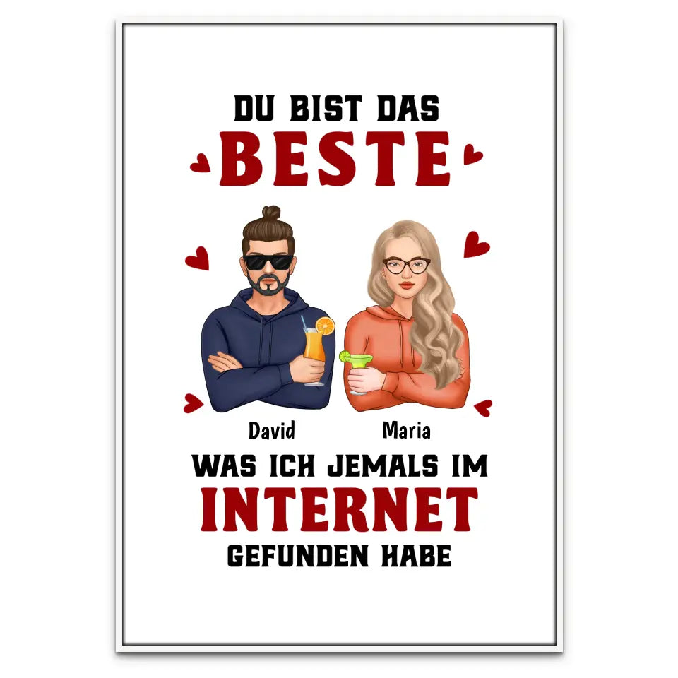 Du bist das Beste - Individuelles Poster