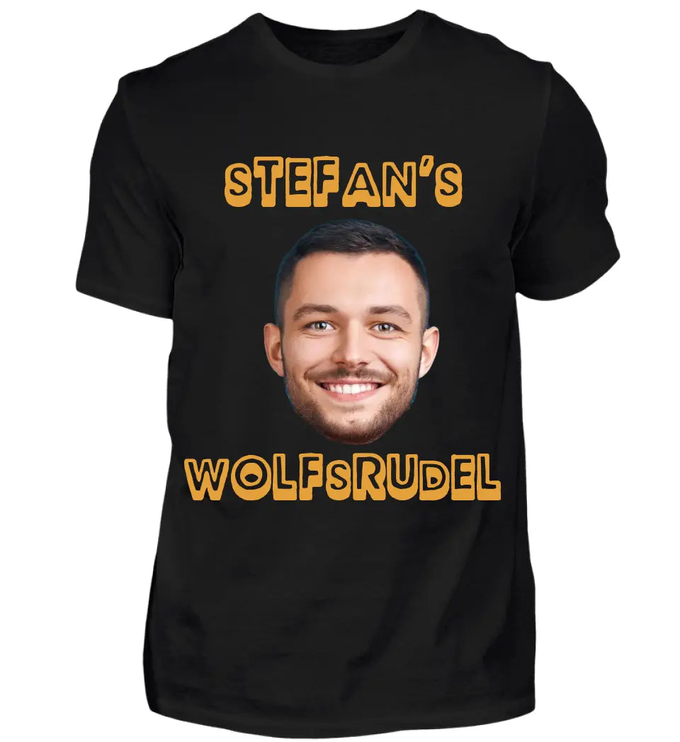 JUNGGESELLENABSCHIED Foto "Wolfsrudel" - Individuelles T-Shirt