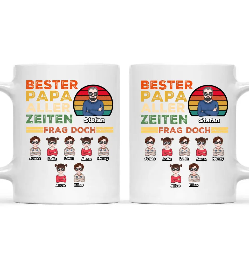 Bester Papa | Opa aller Zeiten - Individuelle Tasse