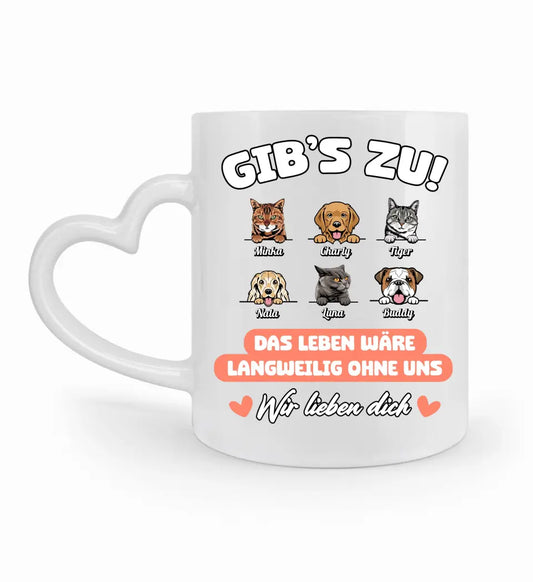 Gib’s zu Haustiere - Individuelle Tasse