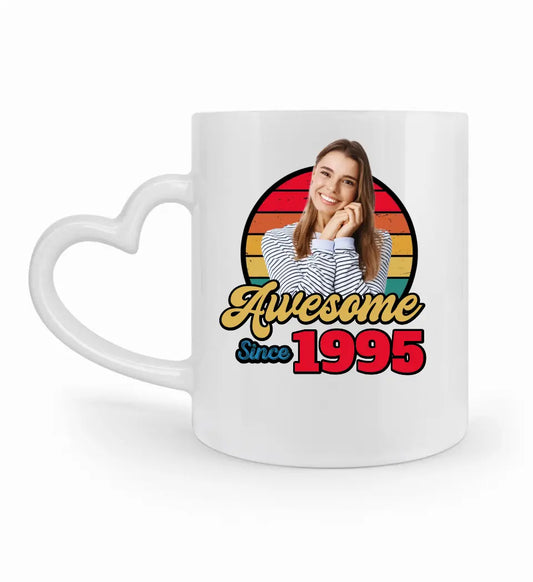 Retro Geburtstagsfoto - Individuelle Tasse