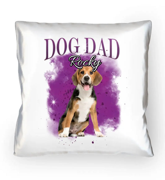 90er Vintage Hunde Foto - Individuelles Kissen