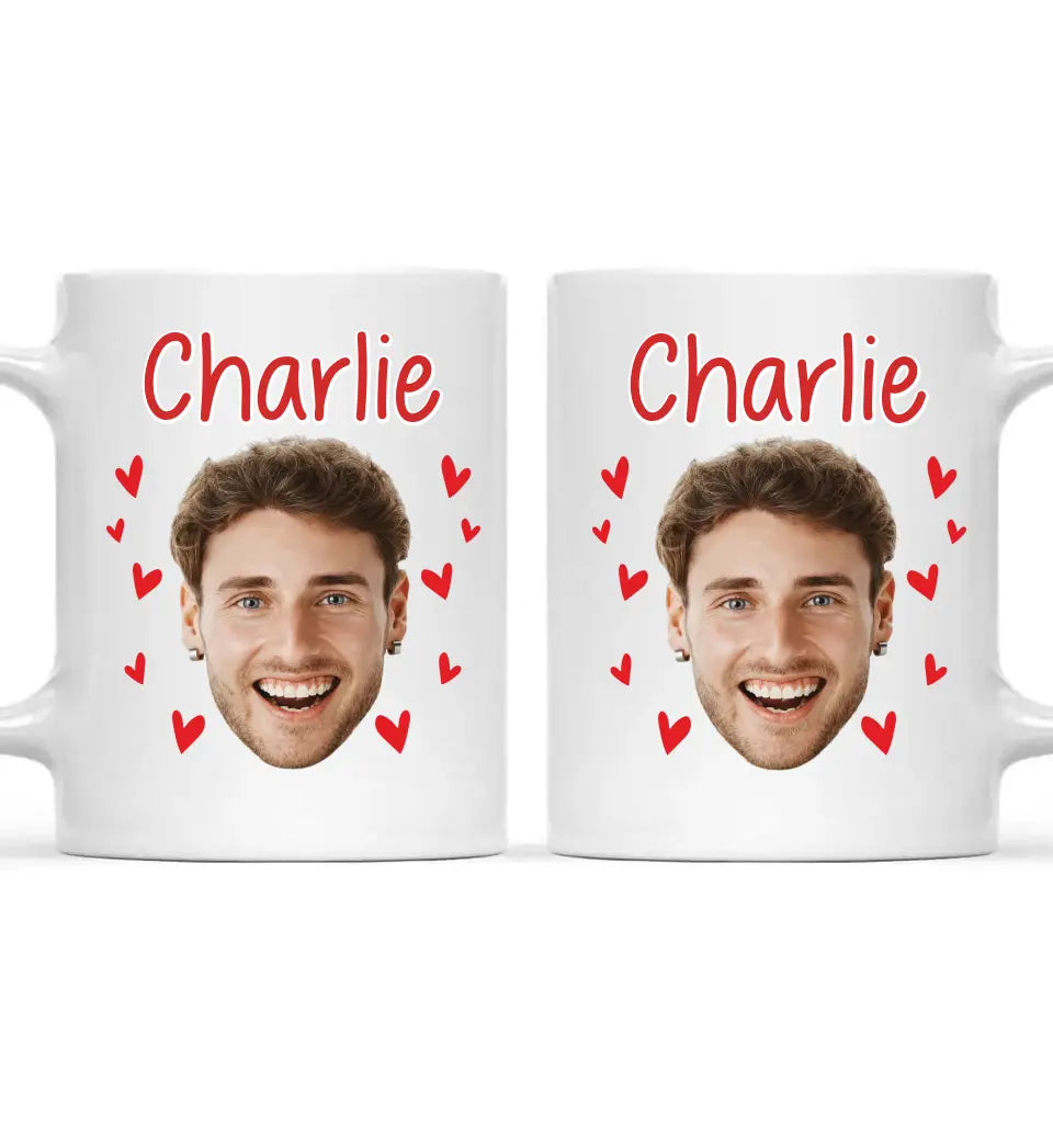 Dein Foto Herzchen - Individuelle Tasse