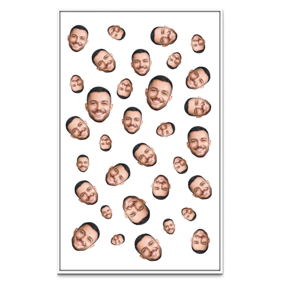 Foto Gesicht Muster - Individuelles Poster
