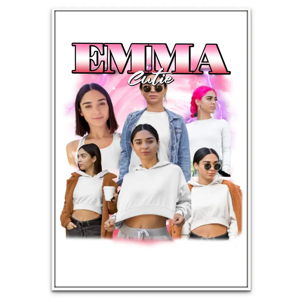 90er Vintage Bootleg Foto - Individuelles Poster