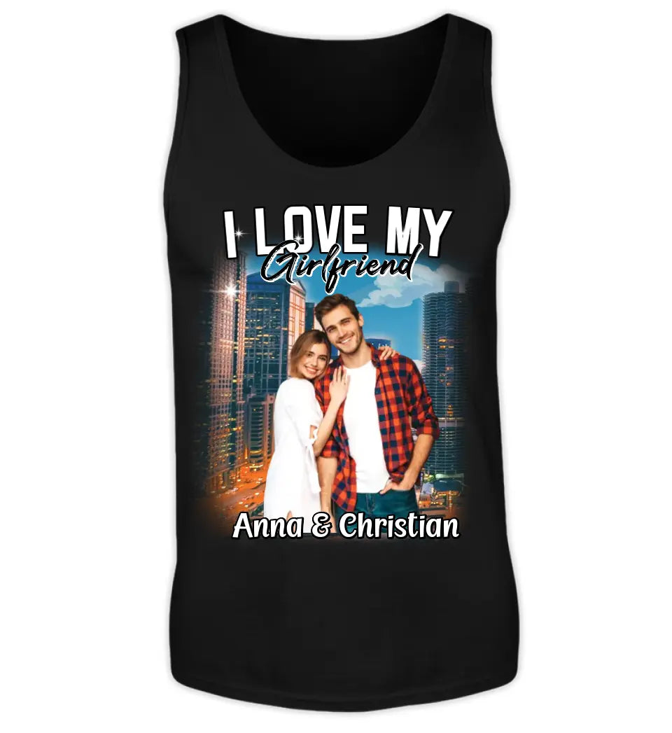 90er Retro Partner Liebe - Individuelles Tank Top