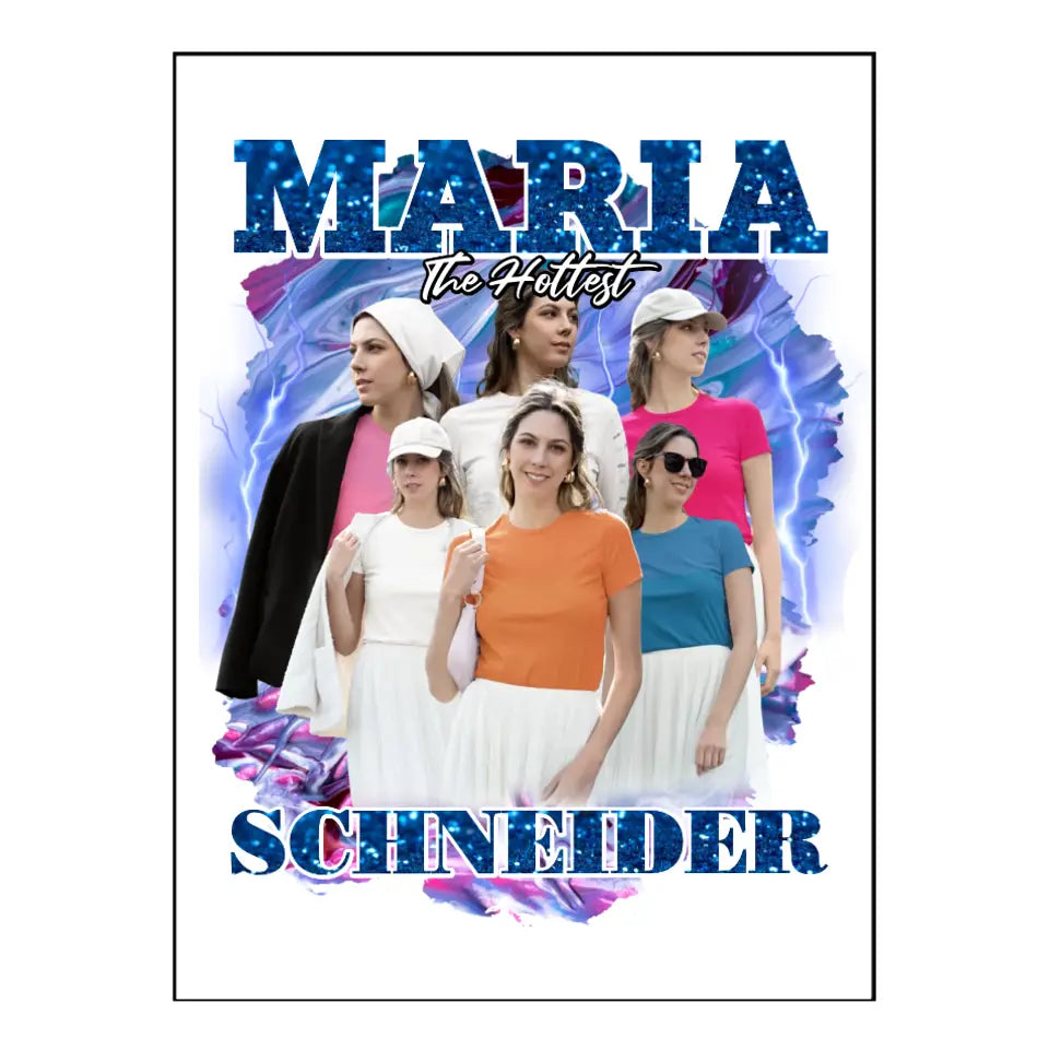 90er Jahre Band - Individuelles Poster