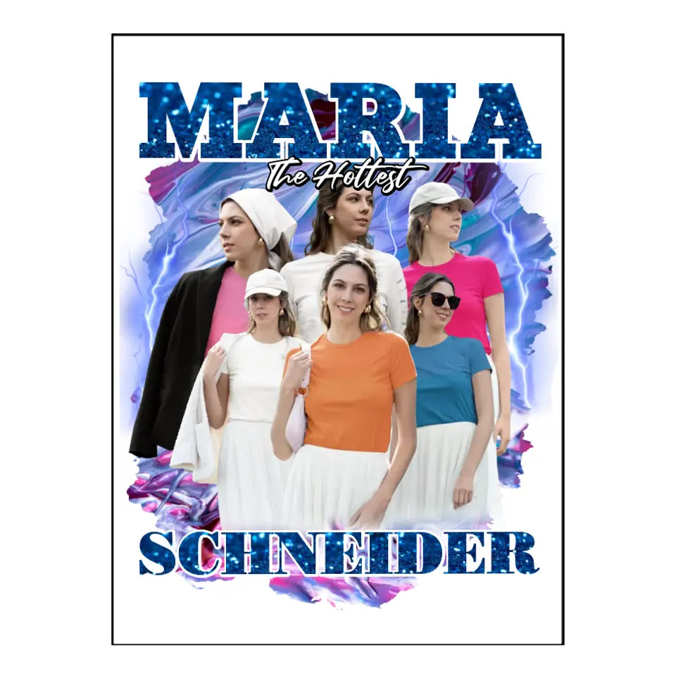 90er Jahre Band - Individuelles Poster
