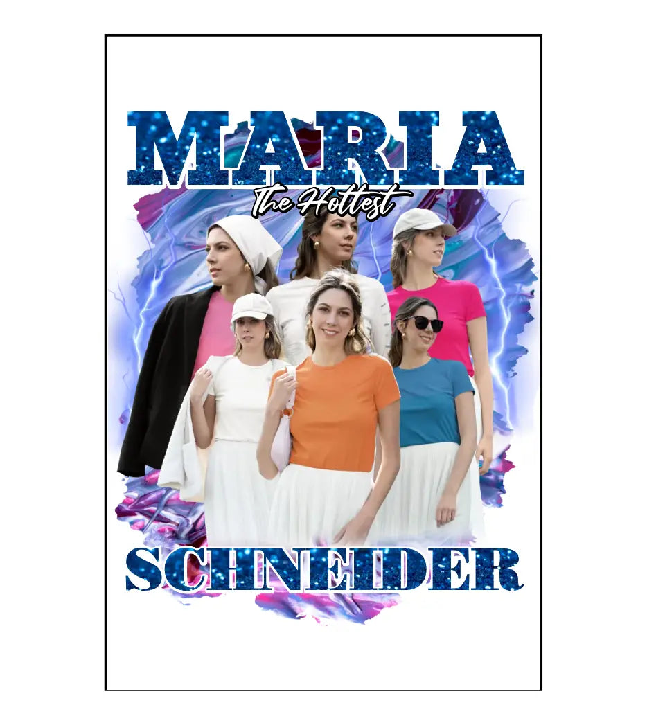90er Jahre Band - Individuelles Poster