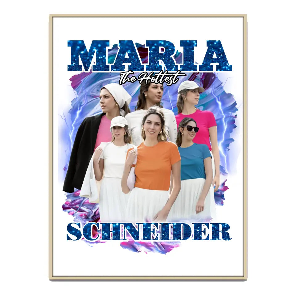 90er Jahre Band - Individuelles Poster