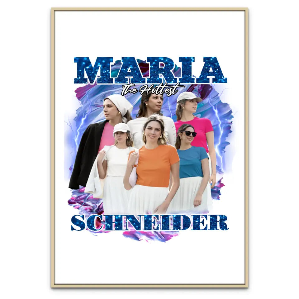 90er Jahre Band - Individuelles Poster