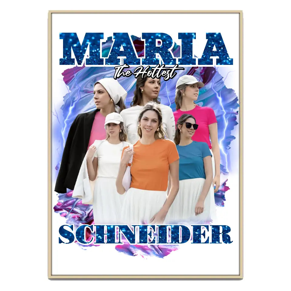 90er Jahre Band - Individuelles Poster