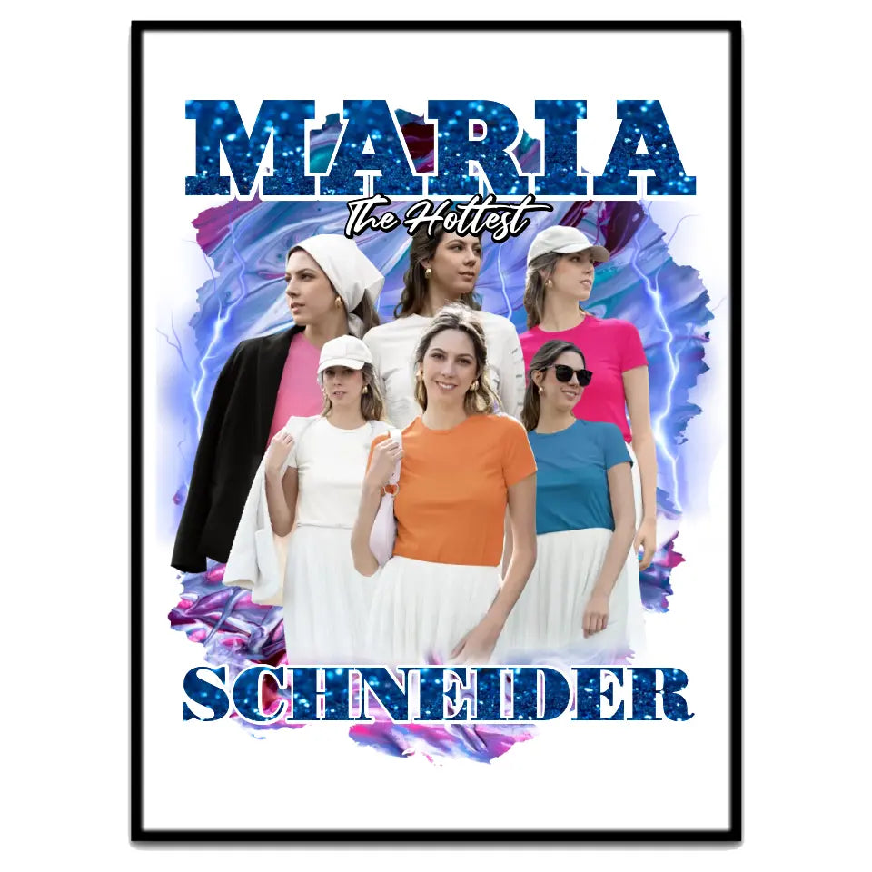90er Jahre Band - Individuelles Poster