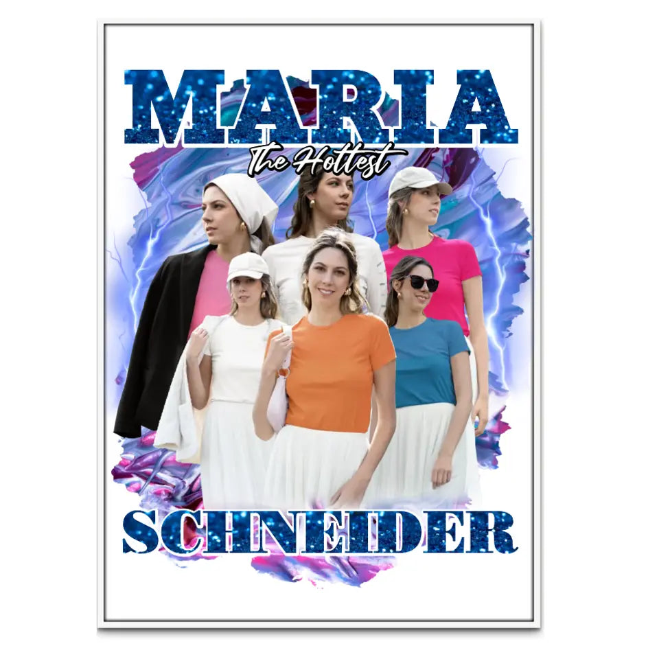 90er Jahre Band - Individuelles Poster