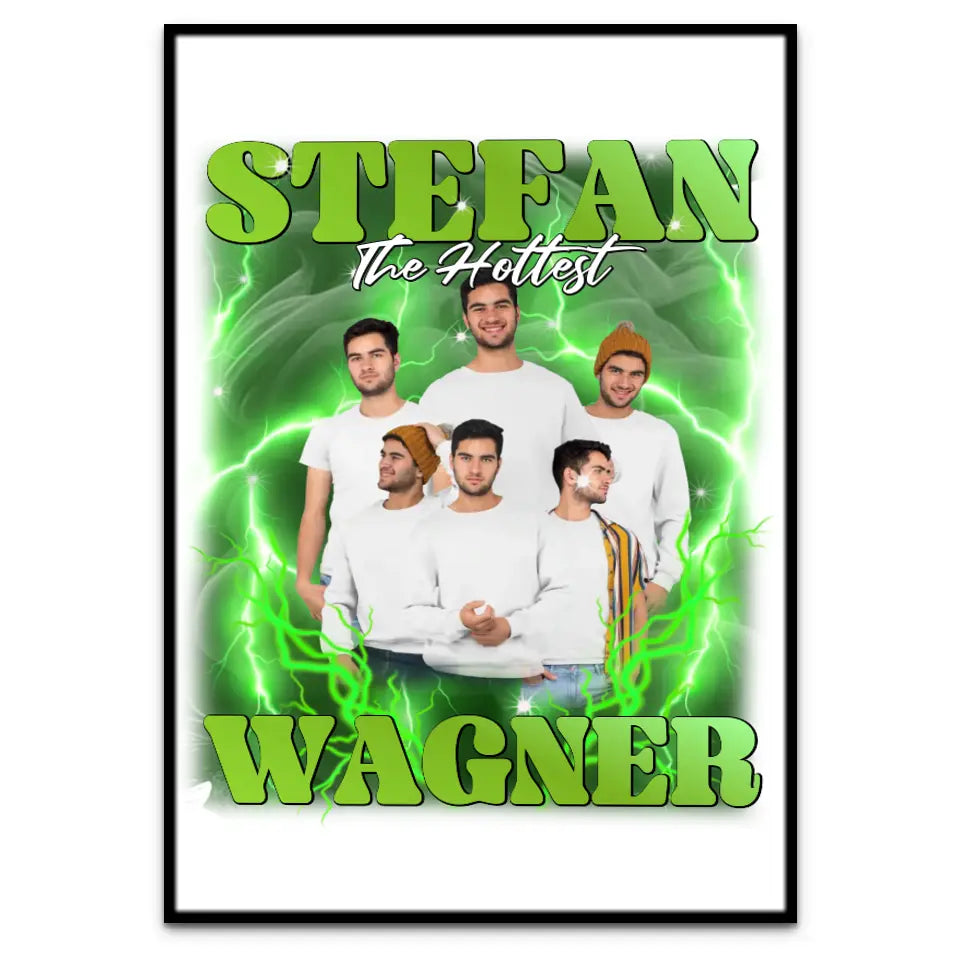 90er Jahre Retro Bootleg - Individuelles Poster