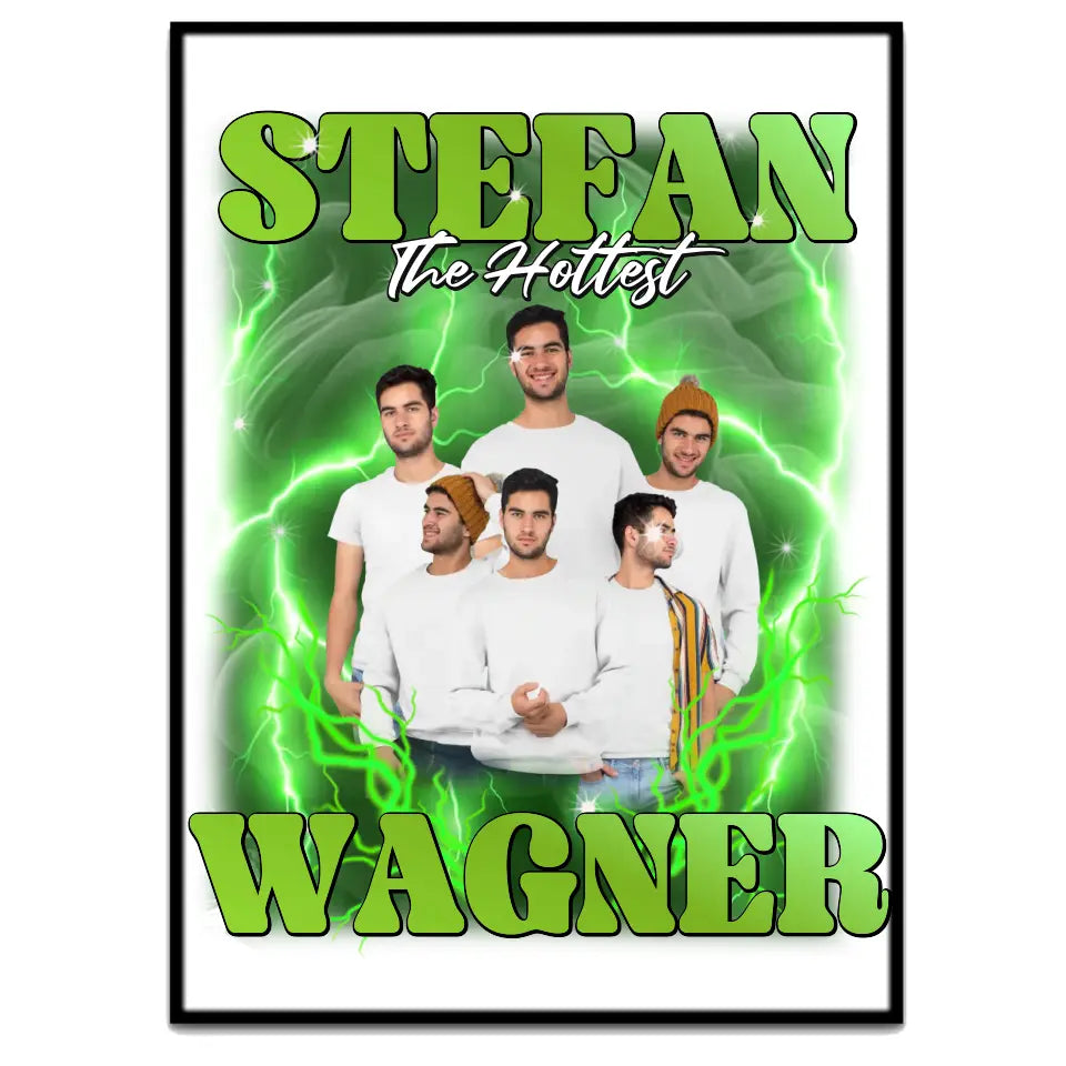 90er Jahre Retro Bootleg - Individuelles Poster