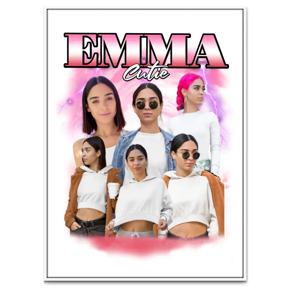 90er Vintage Bootleg Foto - Individuelles Poster