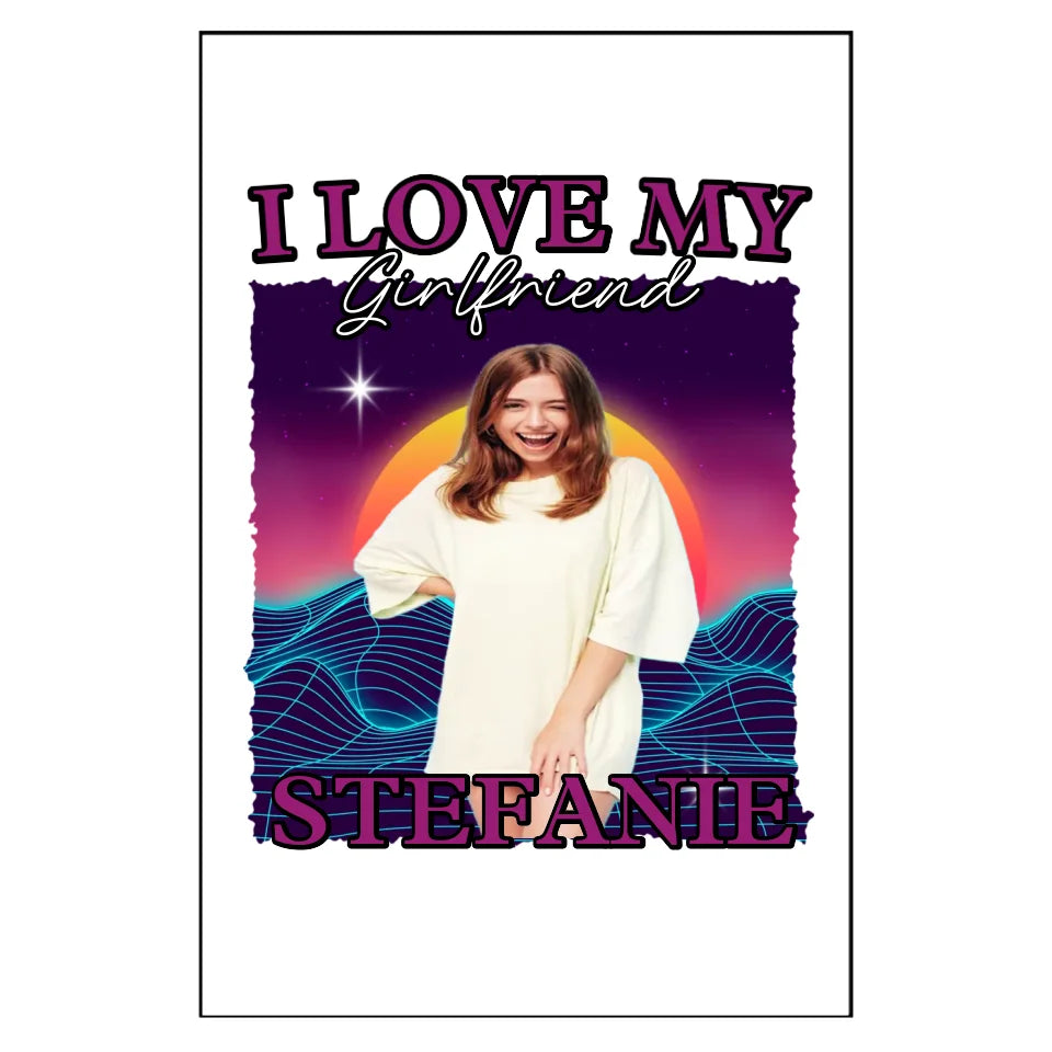 90er Retro Liebe - Individuelles Poster