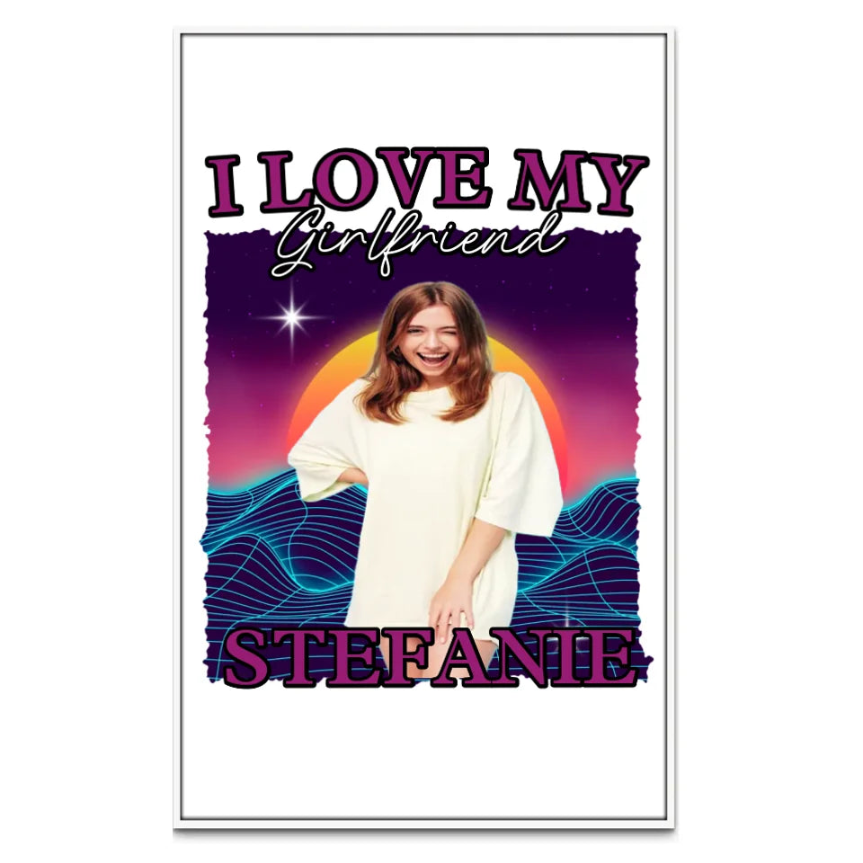 90er Retro Liebe - Individuelles Poster