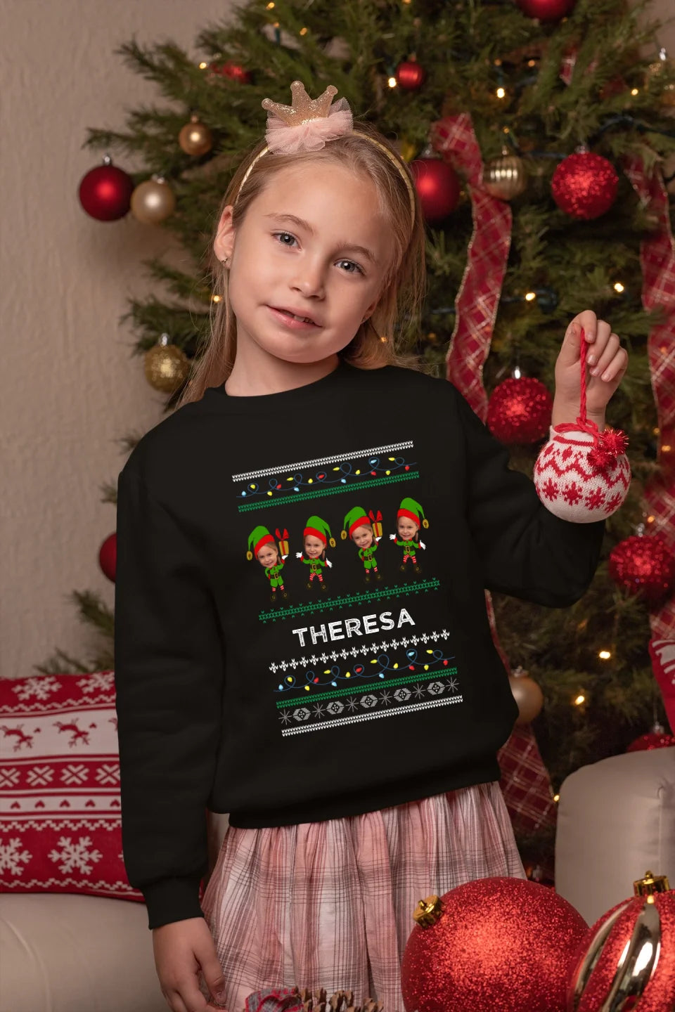 Mini Elfen- Individueller Ugly Christmas Sweater
