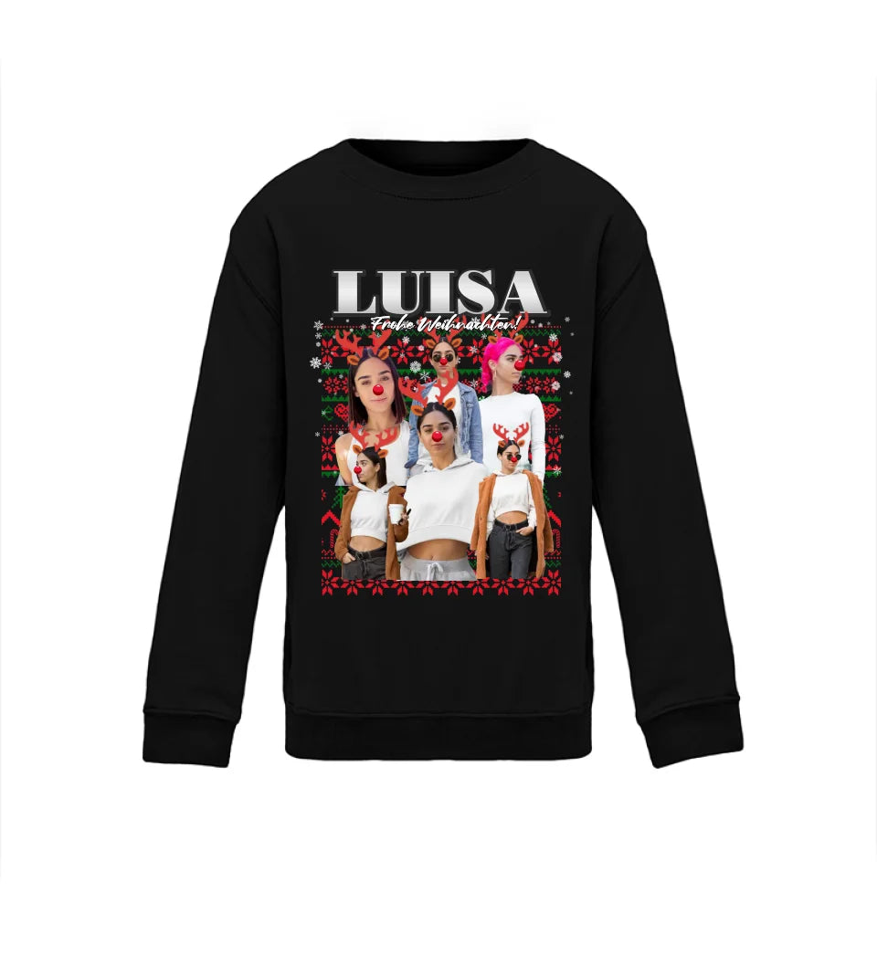 Ugly Christmas Sweater Rentier - Individuelles Sweatshirt