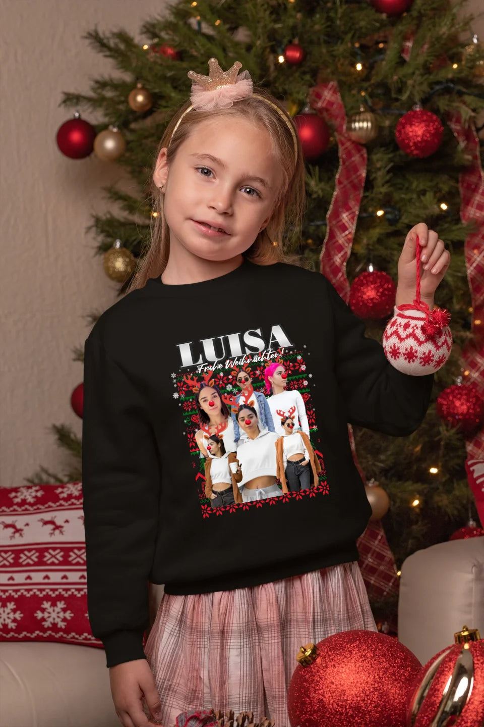 Ugly Christmas Sweater Rentier - Individuelles Sweatshirt
