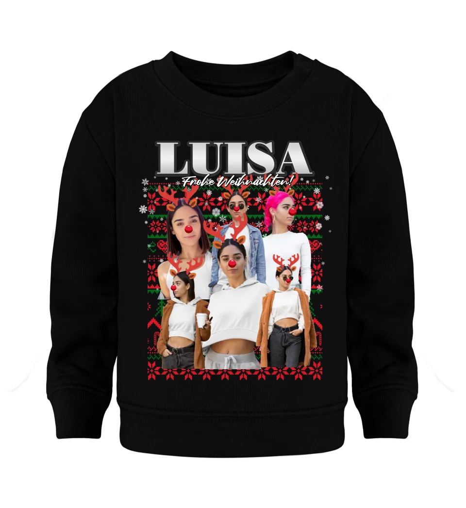 Ugly Christmas Sweater Rentier - Individuelles Sweatshirt