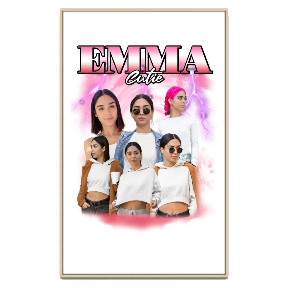 90er Vintage Bootleg Foto - Individuelles Poster