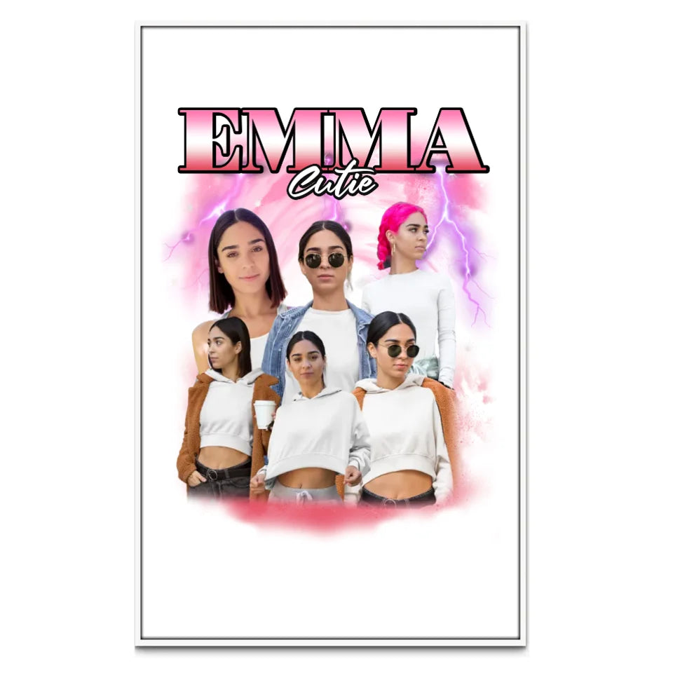 90er Vintage Bootleg Foto - Individuelles Poster