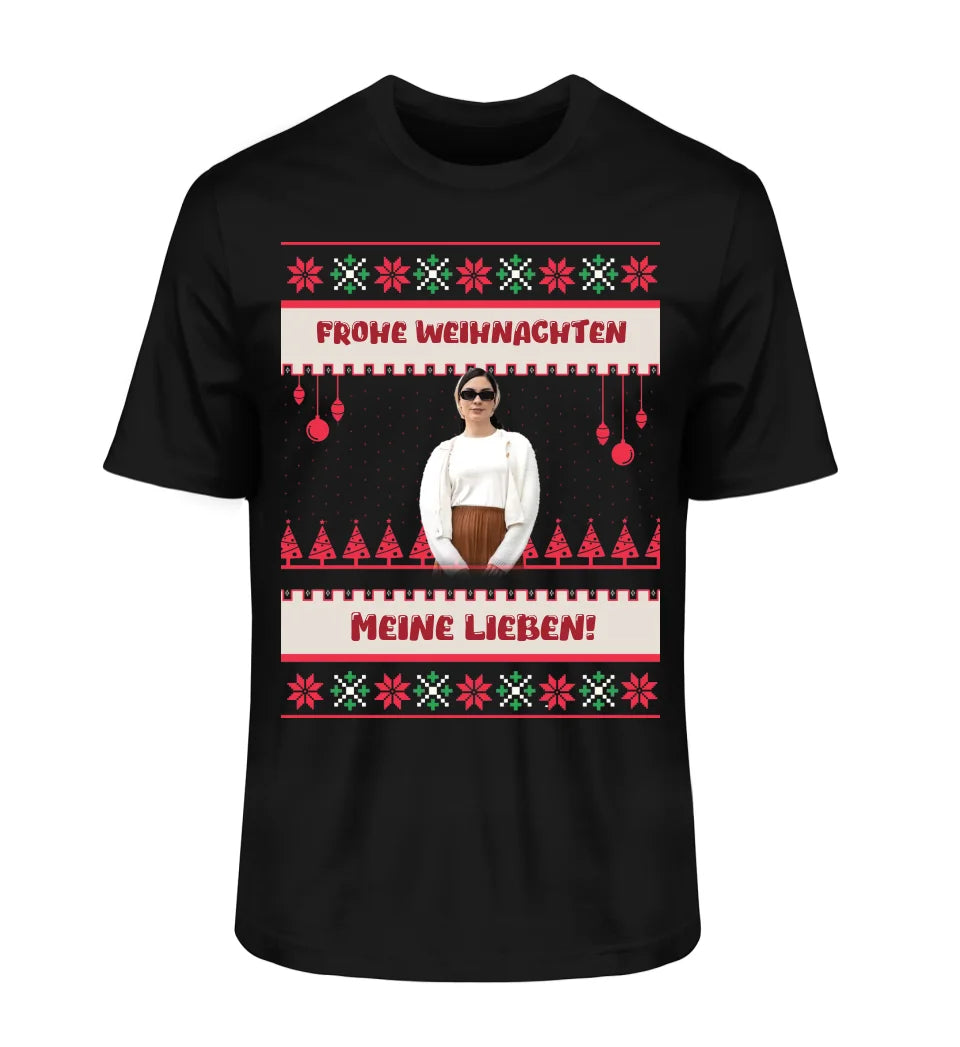 Ugly Christmas Sweater Foto - Individuelles T-Shirt
