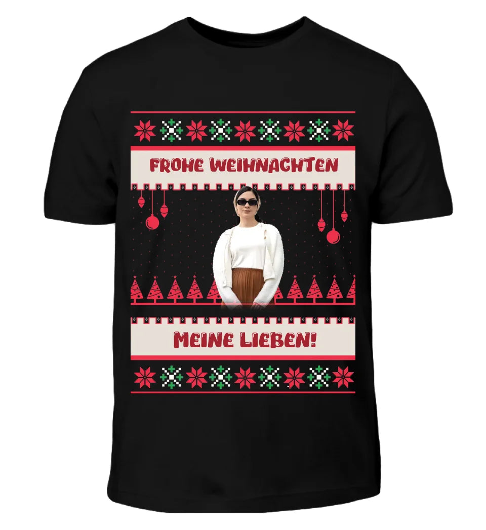 Ugly Christmas Sweater Foto - Individuelles T-Shirt