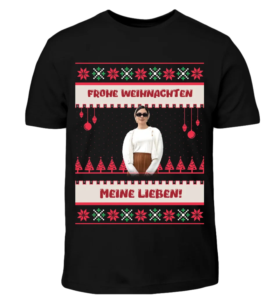 Ugly Christmas Sweater Foto - Individuelles T-Shirt