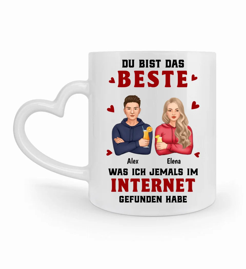 Du bist das Beste - Individuelle Tasse