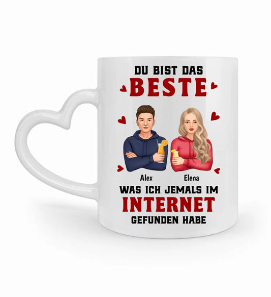 Du bist das Beste - Individuelle Tasse