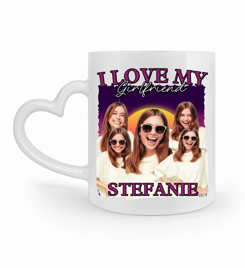 90er Retro Liebe - Individuelle Tasse