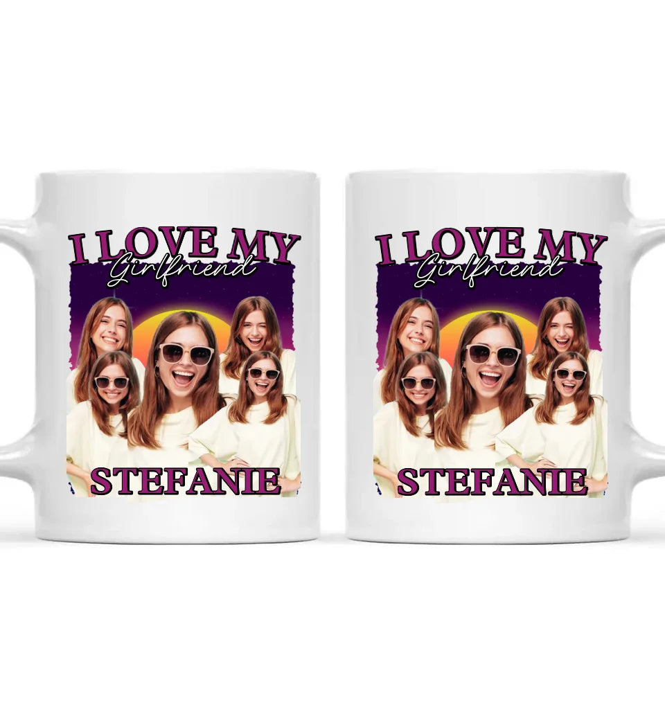 90er Retro Liebe - Individuelle Tasse