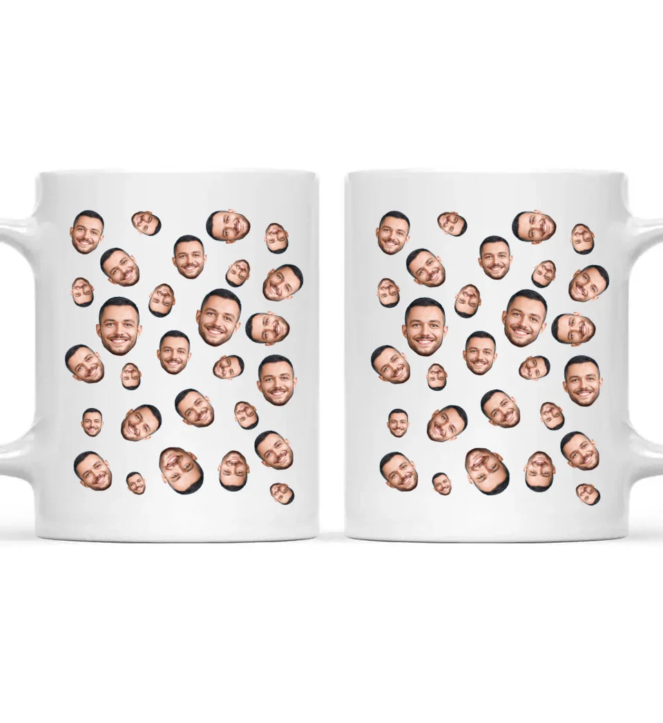 Foto Gesicht Muster - Individuelle Tasse