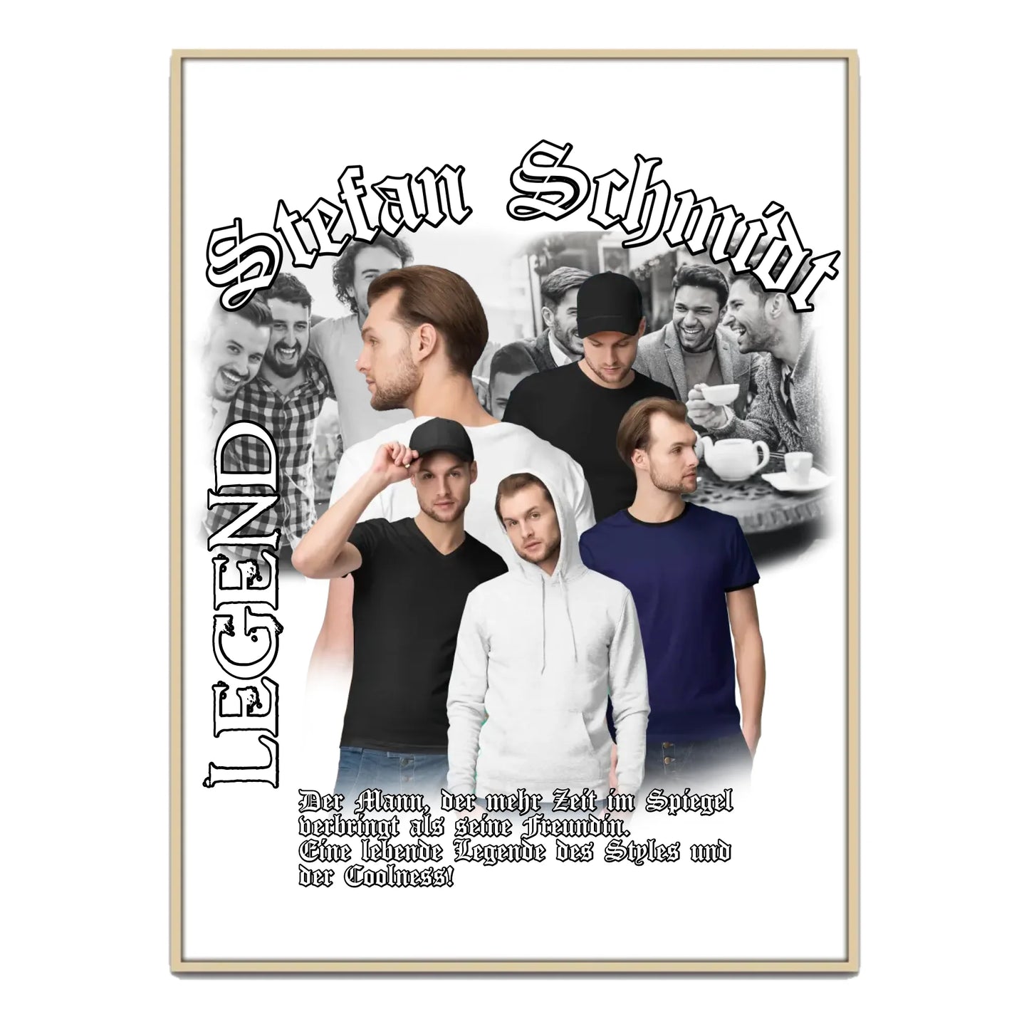 90er Hip Hop Bootleg - Individuelles Poster