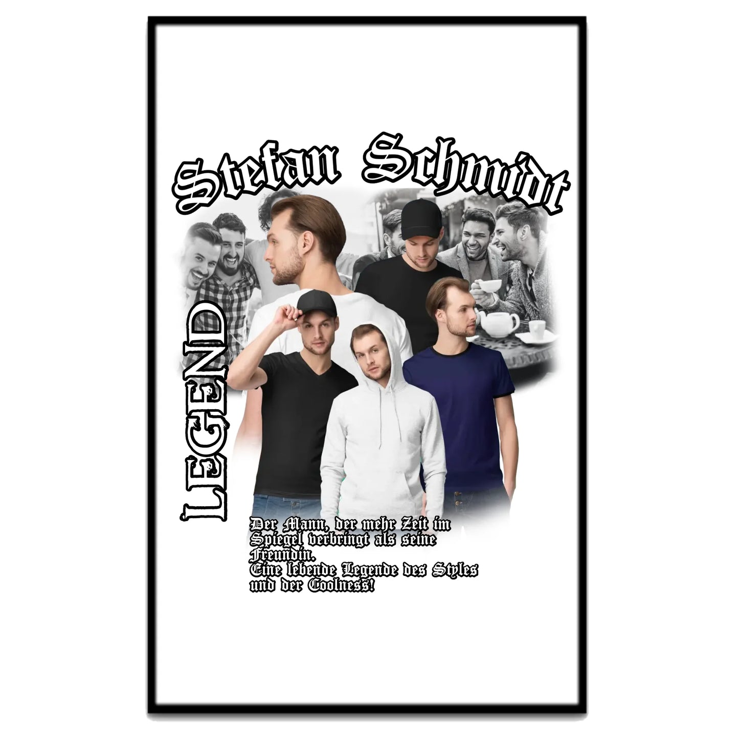 90er Hip Hop Bootleg - Individuelles Poster