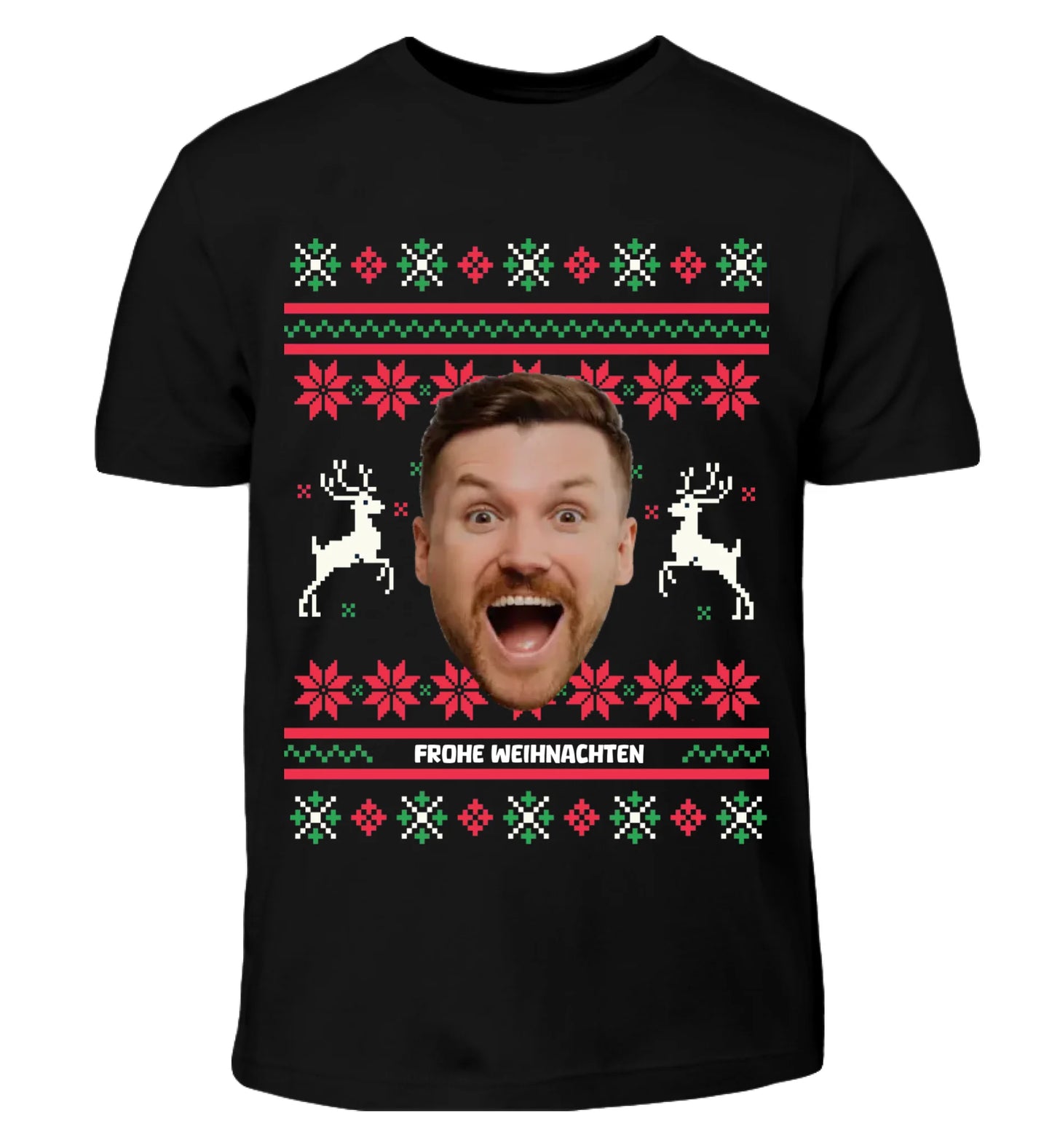 Ugly Christmas Sweater Foto - Individuelles T-Shirt