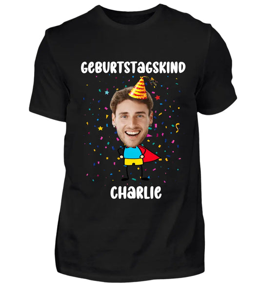 Geburtstagsfoto - Individuelles T-Shirt