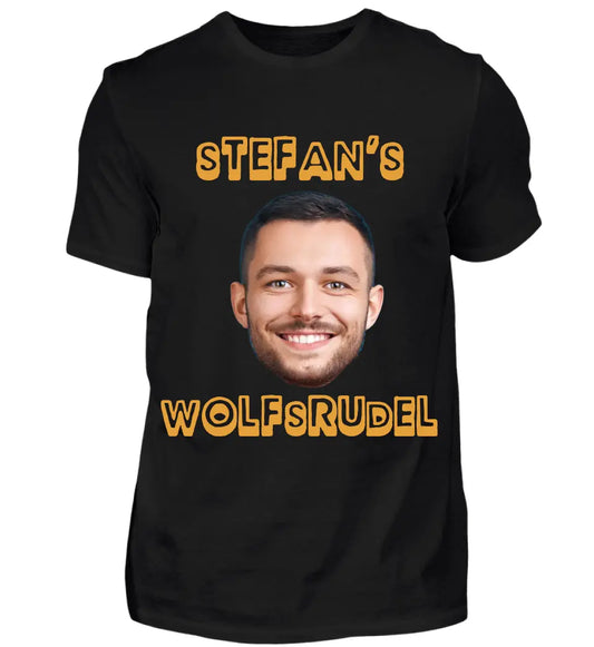 JUNGGESELLENABSCHIED Foto "Wolfsrudel" - Individuelles T-Shirt