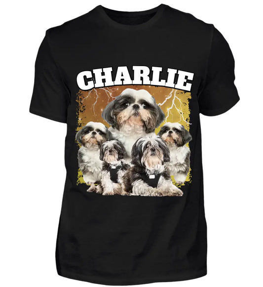 90er Hunde Foto - Individuelles T-Shirt