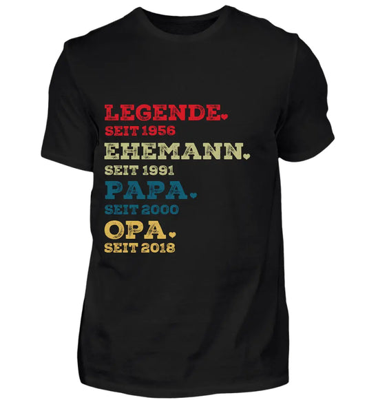 Legende Ehemann Papa - Individuelles T-Shirt