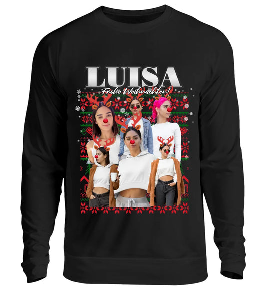 Ugly Christmas Sweater Rentier - Individuelles Sweatshirt