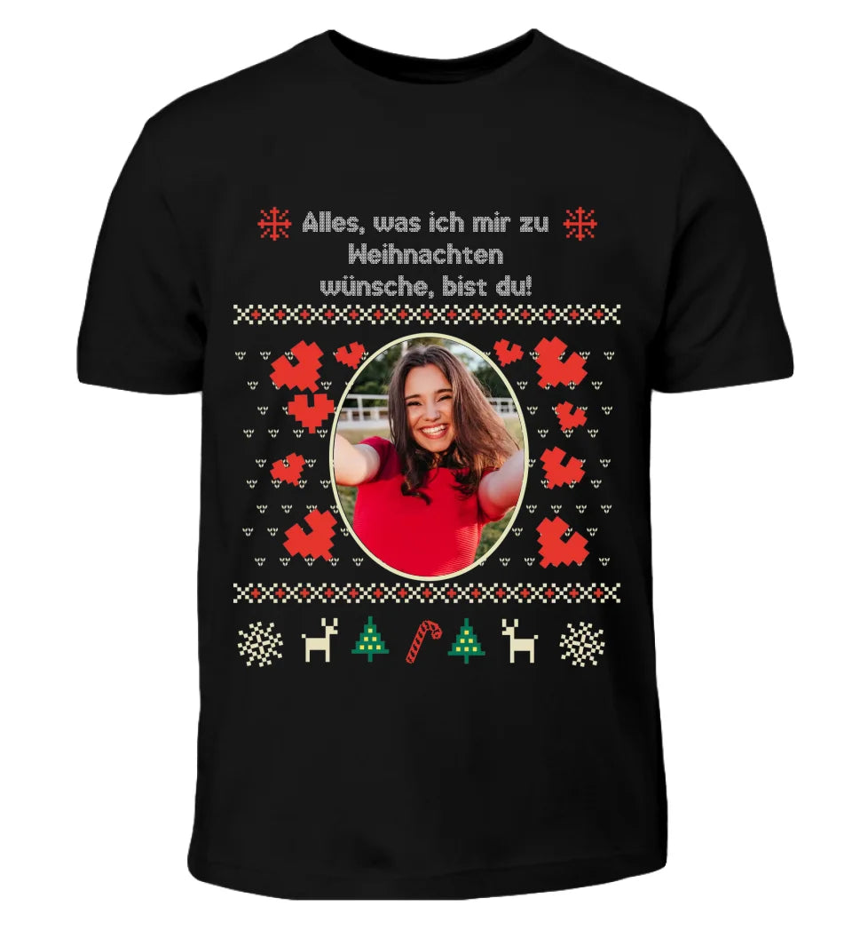 Ugly Christmas Sweater Foto - Individuelles T-Shirt