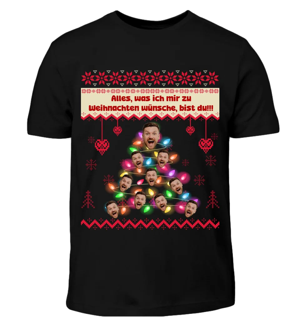 Ugly Christmas Sweater Weihnachtsbaum - Individuelles T-Shirt